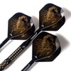 CUESOUL Black Scorpion Deluxe Steel Tip Dart Set, 20g F2001-L