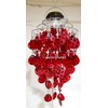 Solar Ladybug Capiz Shell Windchimes/Chandelier Ladybug Capiz Chimes Solar lantern