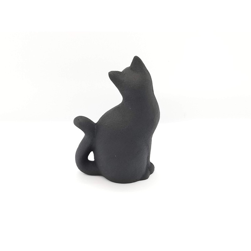Iwachu Onaga Cat Paperweight Black Product Size (cm): 2.0 x