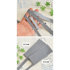 MYmama 32.8 ft (10 m) Roll Sewing Reflective Tape Silver High Brightness Safety Warning Line Tape (0.6 inch (15 mm) Width