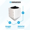 Norwesco 10 Gallon Square Total Drain Tank