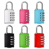Pack of 6 Padlock Combination Lock, 4 Digit Padlock with