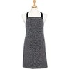 Ladelle Eco Check Apron, Anthracite, gray