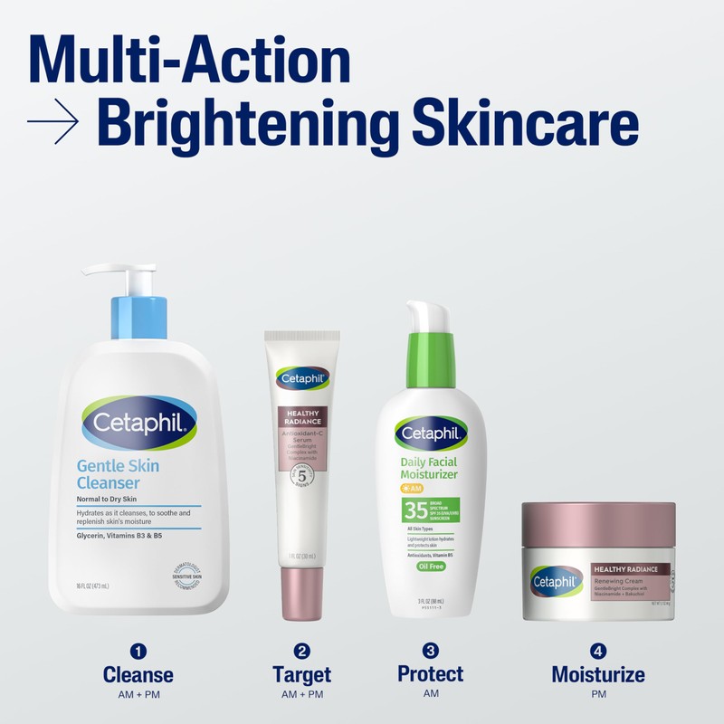 Cetaphil Face Cream, Healthy Radiance Renewing Cream, Visibly Reduces Look