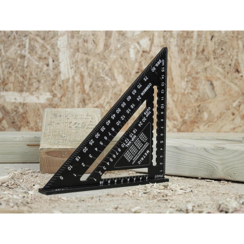 Faithfull FAICSQ7CNC Presitge Quick Square Black Aluminium 178mm (7in)