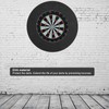 5PCS Dartboard Surround Ring Splicing Dart Board Wall Protection Ring