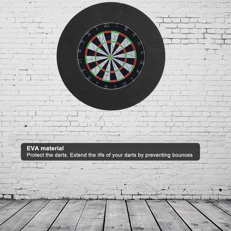5PCS Dartboard Surround Ring Splicing Dart Board Wall Protection Ring