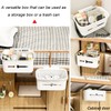 AYGCI Organizer da Letto da Appendere, Multifunzione Tasche Portaoggetti Borsa