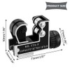 SeonFook Pipe Tubing Cutter Tool 1/8 to 1-1/8 Inch Mini