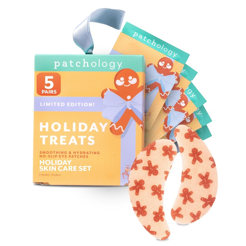 Patchology Holiday Treats Gingerbread Under Eye Patches Gift Set -