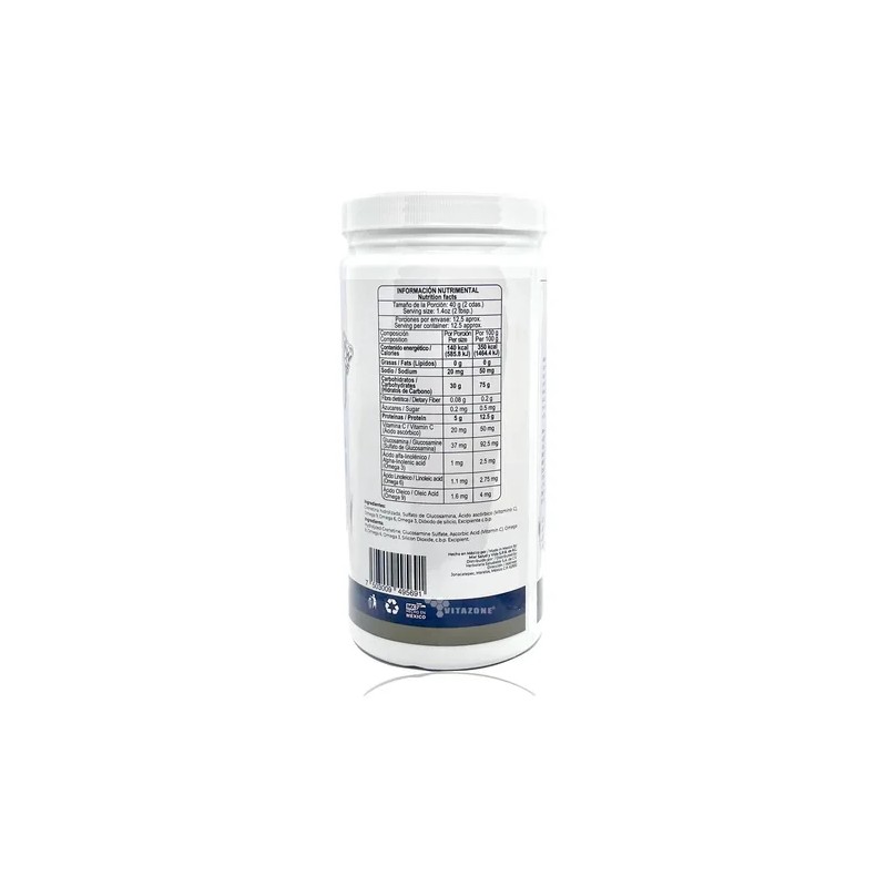 3 Botes Grenetina Hidrolizada Con Glucosamina 500 Grs Pretty