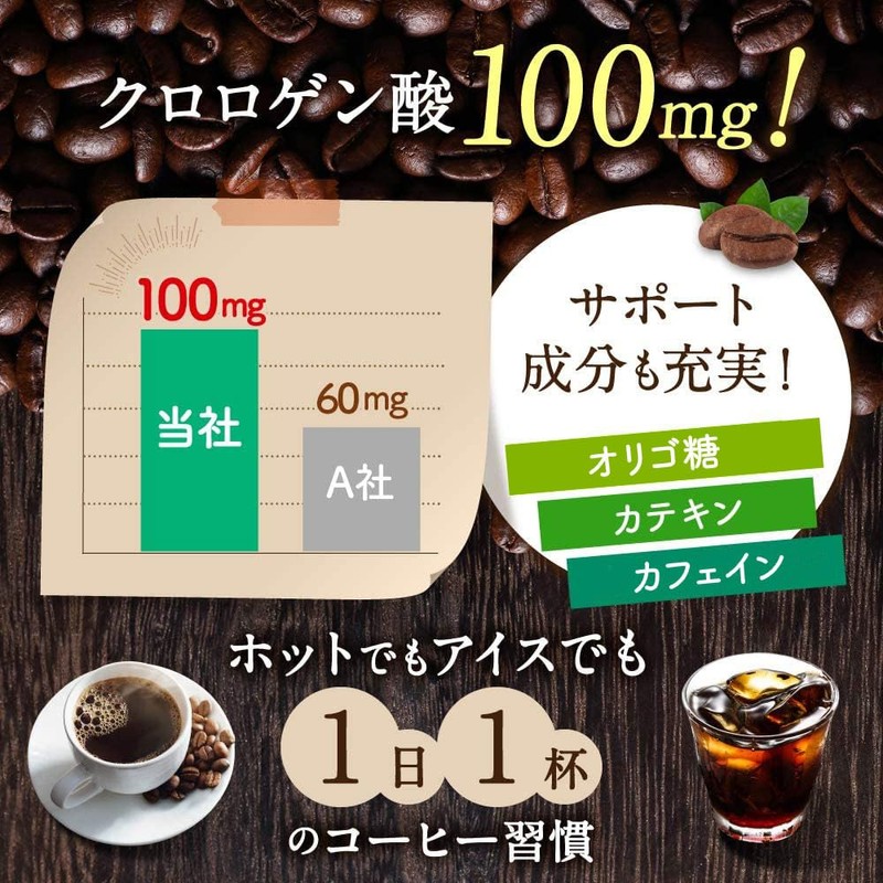 ファイン メタ・バニラコーヒー クロロゲン酸類100mg オリゴ糖45mg カテキン3mg 配合 国内生産 60杯分×2個セット