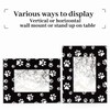 Dog Paw Print 8x10 Picture Frame Wooden Photo Frames for