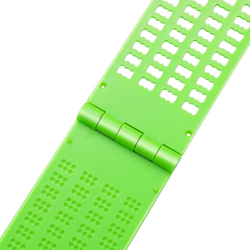 Braille Writing Slate and Stylus, 4 Lines 28 Cells