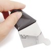 HONBAY 2PCS Stainless Steel Compact Pocket Mirror Unbreakable Small Purse