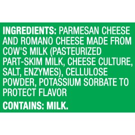 Kraft Parmesan & Romano Grated Cheese, 8 oz Shaker