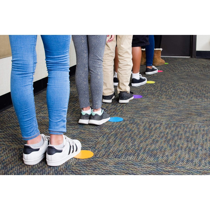 Teacher Created Resources Spot On Colorful Circles Carpet Markers 4-inch