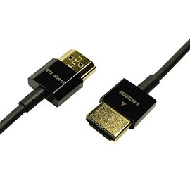 Ultra Slim Type HDMI Cable [SMK-PHCT003] (0.3m, Ultra Slim) Compatible with HDMI 1.4 / 10.2 Gbps