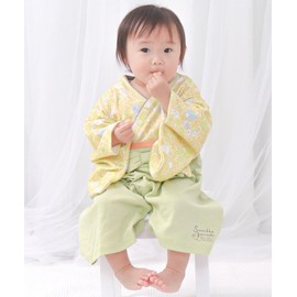 Kyoetsu Rompers, Hakama, Girls, Boys, Coveralls, Baby, Sumikko Gurashi, yellow