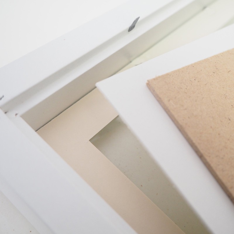 White 3D Deep Box Picture Frame Display Memory Box For