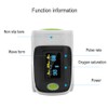 Fingertip Pulse Oximeter Blood Oxygen Saturation Pulse Rate Monitor Detector