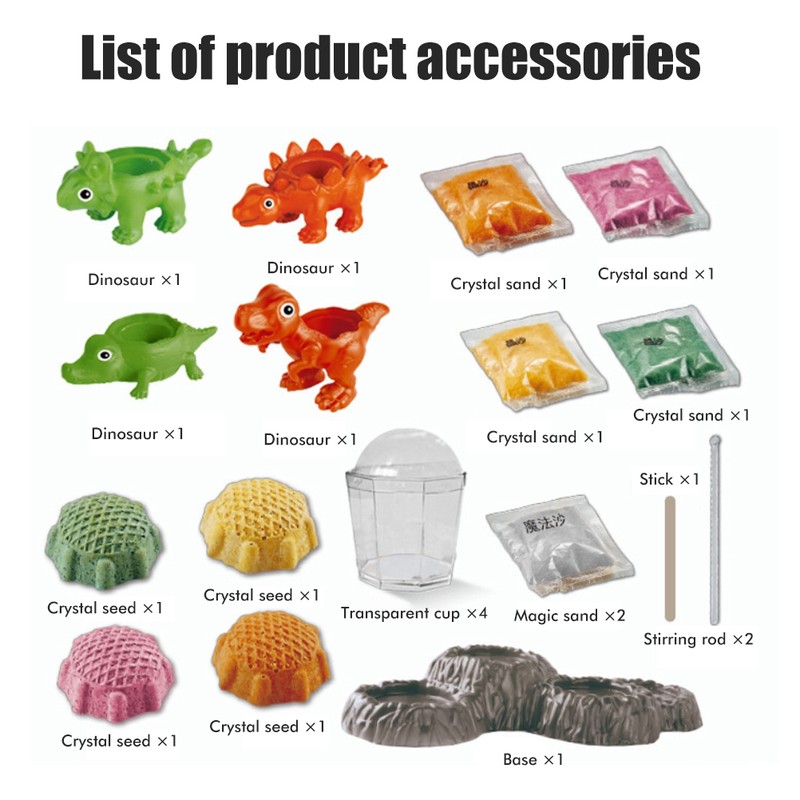 DIY Crystal Growing Science Experiment Kit for Kids Grow 4