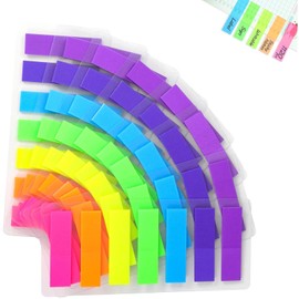 Colors Writable Index Tabs,1960 Pcs Small Sticky Notes Flags for School, Office, Mini File Tabs, Reading Notes and Book Markers (7 Colours)