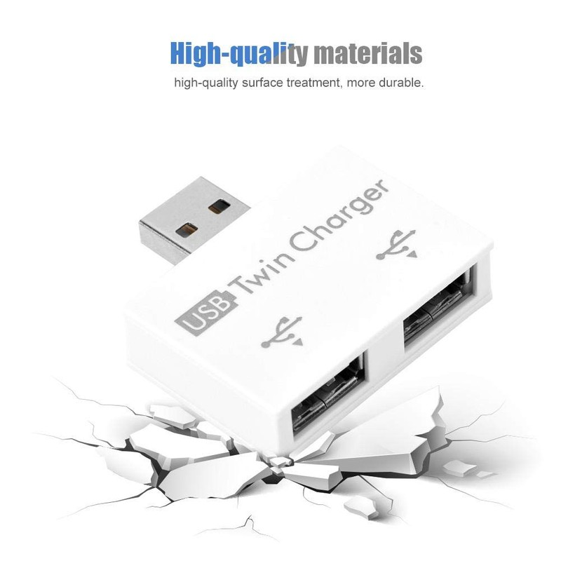 HUB USB 2.0 2 Puertos, Mini USB Hub Kit de