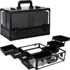 VP016 - Black Diamond Armored Acrylic 6-Tiers Accordion Trays Professional