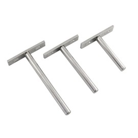 4 Pcs 4Inch Floating Shelf Bracket Heavy Duty Hidden Shelf Brackets for Wall Mounted Decoration Cabinet Furniture Shelf Support