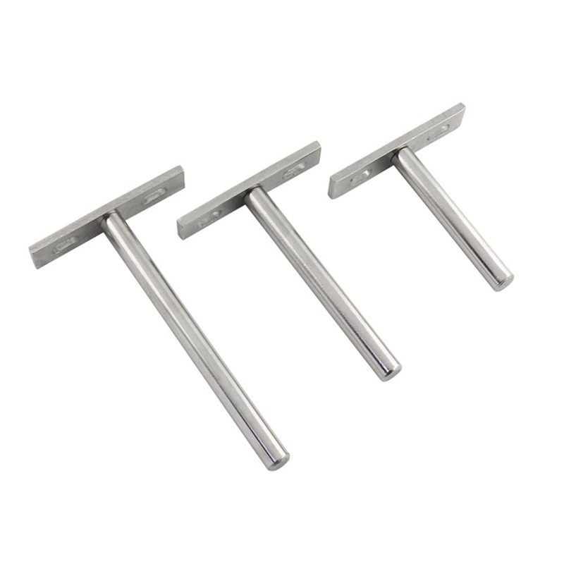 4 Pcs 4Inch Floating Shelf Bracket Heavy Duty Hidden Shelf