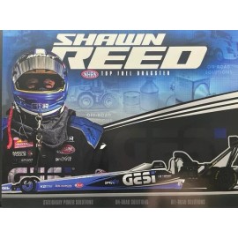 "VRHTF NHRA AWESOME SHAWN REED GESI RACING TOP FUEL DRAGSTER HAND OUT"
