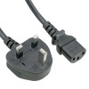 SF Cable 6 feet UK BS1363 3-pin plug to IEC