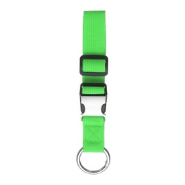 uxcell Add A Bag Luggage Straps Adjustable Luggage Connector Strap with Spring O-Ring and Metal Buckle Suitcase Accessories for Connecting Backpack, Fluorescent Green
