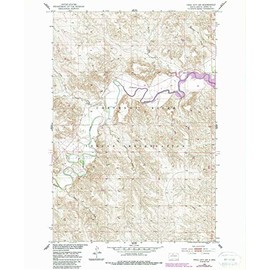 YellowMaps Trail City SW SD topo map, 1:24000 Scale, 7.5 X 7.5 Minute, Historical, 1952, Updated 1987, 26.8 x 22 in - Polypropylene