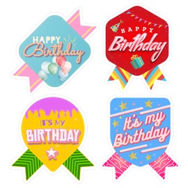 Easykart Happy Birthday Stickers for Kids 320 Birthday Stickers Bulk for Adults It’s My Birthday Stickers Happy Birthday Badge Stickers for Teachers Students