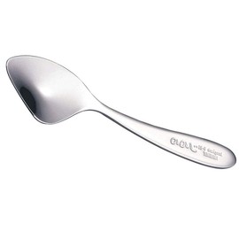 Nonoji CUT-11 Spoon Spatula, 6.0 x 1.6 inches (15.3 x 4 cm), Silver