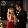 Hoshin Masquerade Mask for Couple, Mardi Gras Deecorations Venetian Masks