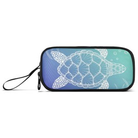J JOYSAY Turtle Sea Pencil Case Large Big Capacity Pencil Bag for Girls Boys Pencil Pouch Stationery Organizer for Adults Office Women
