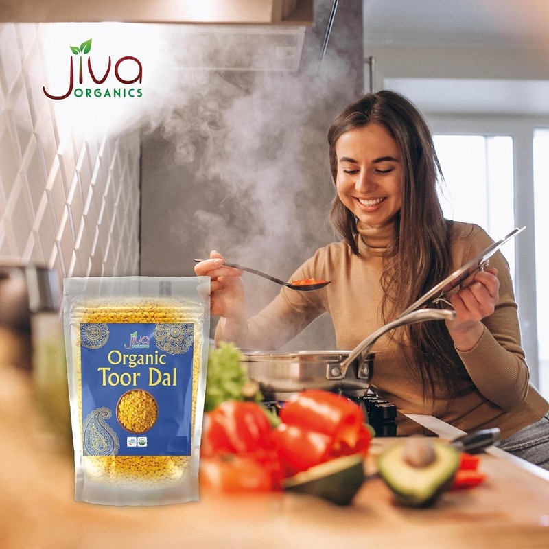Jiva Organic Toor Dal Kori, Unoily, Madhi 4 Pound Bag
