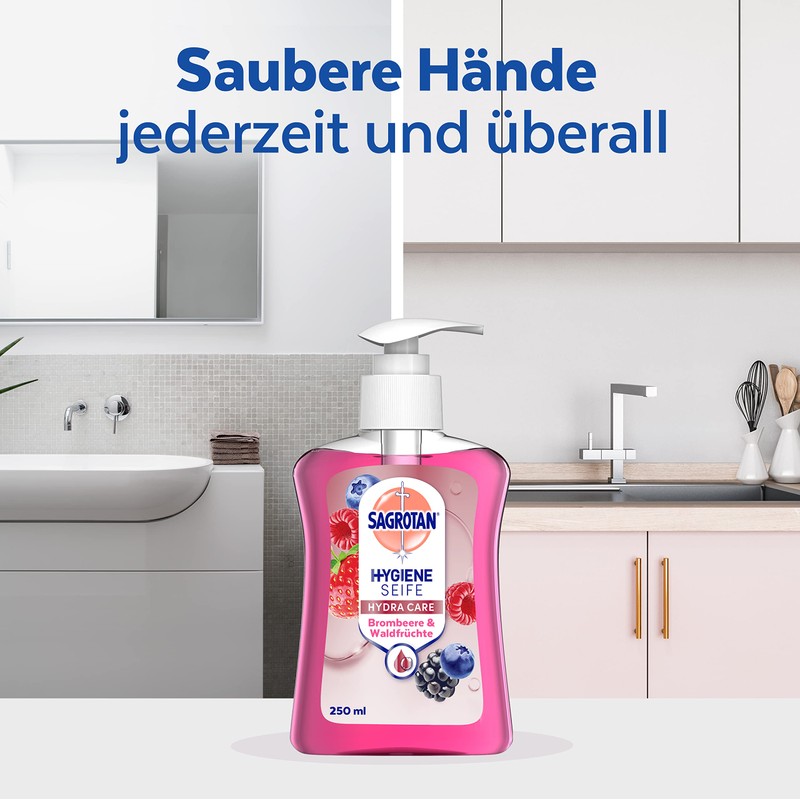 Sagrotan Hand Soap Blackberry and Forest Fruits – Hygienic Liquid