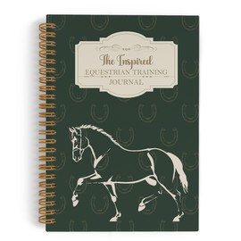 QLMX Equestrian Training Spiral Notebook, Horse Journal, Horse Notebook, Equestrian Gifts for Women Grils, Horse Trainer Office Supplies Gifts for Horse Lovers Women Men, 5.5X8.3 Inch