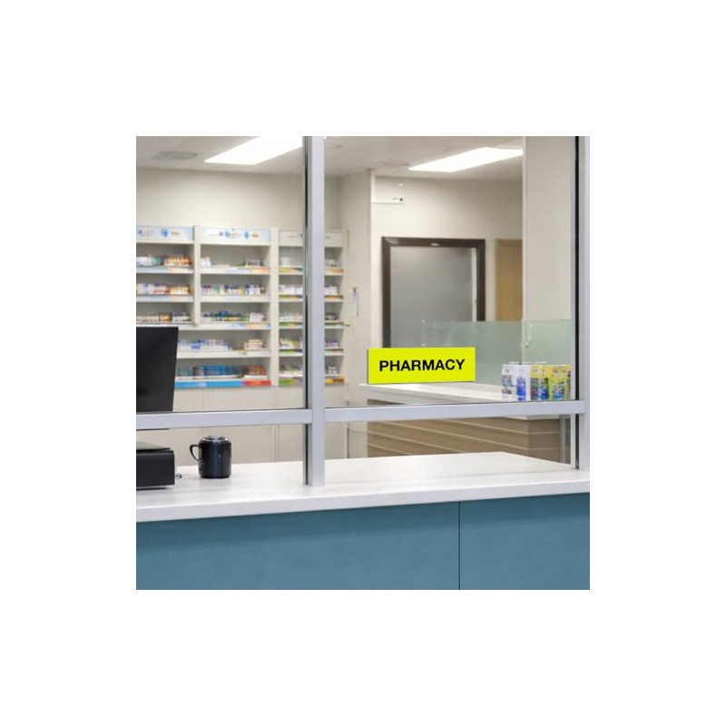 Signs ByLITA - Señal de farmacia básica, Oro cepillado, Medium