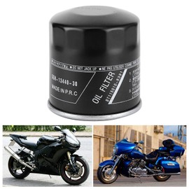 Aramox oil filter luftfilter Motorrad Ölfilter, 5GH-13440-30-00 5GH-13440-70-00 5GH-13440-30 Außenborder OEM Ölwechsel Kit Passend für FZ/Royal Star/Vmax/YZF (Schwarz)