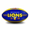 Sherrin Brisbane Lions AFL Club Football, Size 5