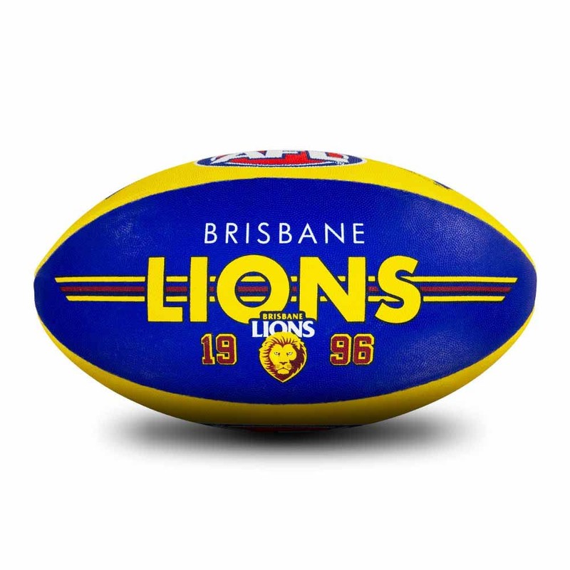 Sherrin Brisbane Lions AFL Club Football, Size 5