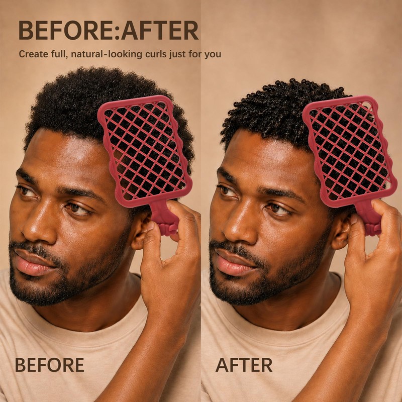 Combetter Hair Twist Comb for Men&Women, Alt to sponge for