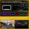 Follicomfy 12 V 54 LED Color Light License Plate Frame