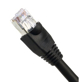 Ultra Spec Cables 100 FT Cat6 Outdoor Dry Gel Filled Direct Burial Ethernet (Self Healing) (Connectors Installed)