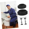 jojofuny 1set Heavy Duty Toilet Tank Bolts Kit Gaskets Toilet